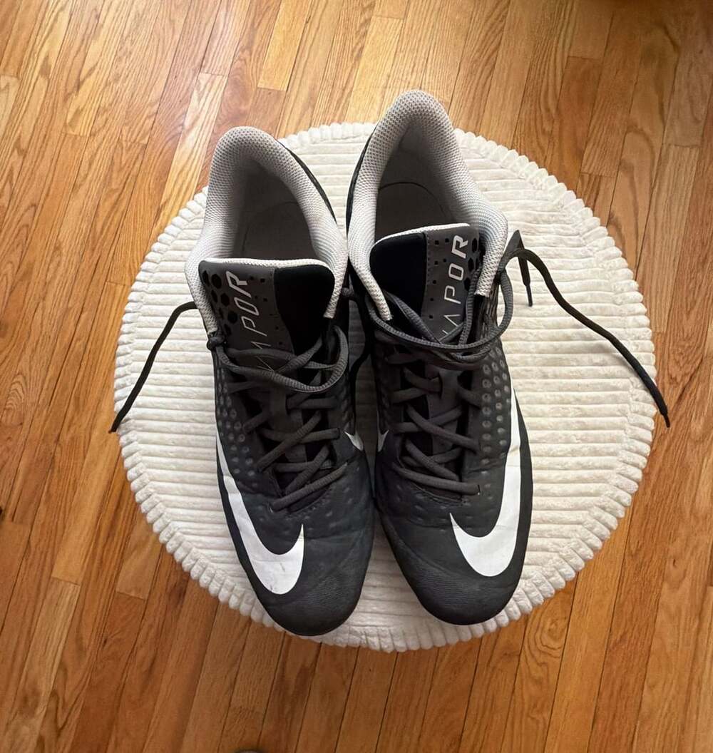 Nike Vapor Ultrafly 2 Keystone Size 14 Black White Baseball Cleats